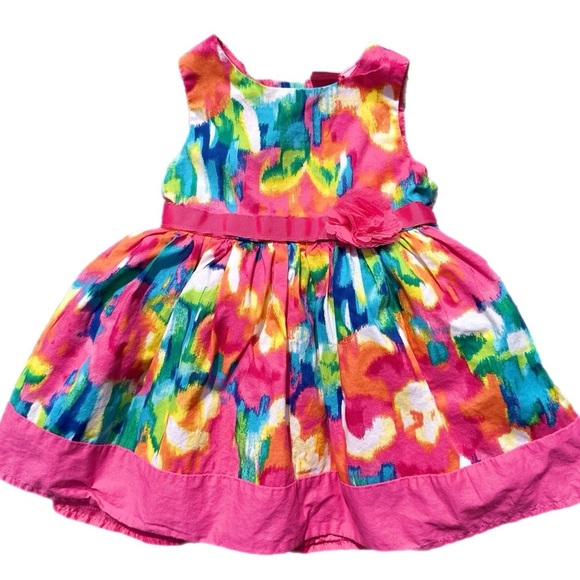 Children’s Place 12-18 Month  Girls Tie Dye Party Dress - Picture 1 of 5